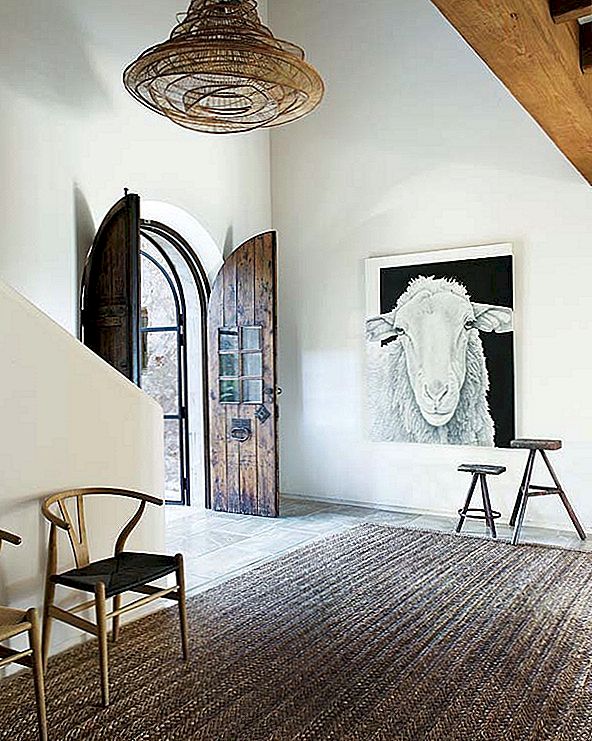 En blandning av mallorsk traditionell och modernitet i ett hus i Tramuntana