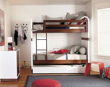 Odaberite krevet s potkrovljem kako biste povećali prostor