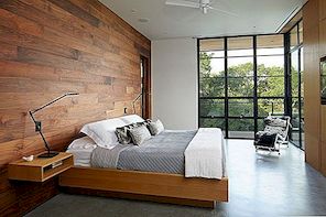 Pasirinkite medieną akcentuojančias sienas, skirtas šiltai ir akį gaudyti dekoravimui