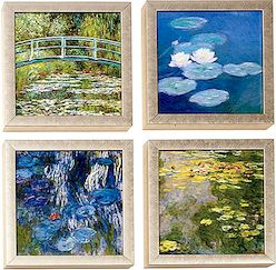 Claude Monet: Vattenliljor Inramade Tryck Sätta från Met