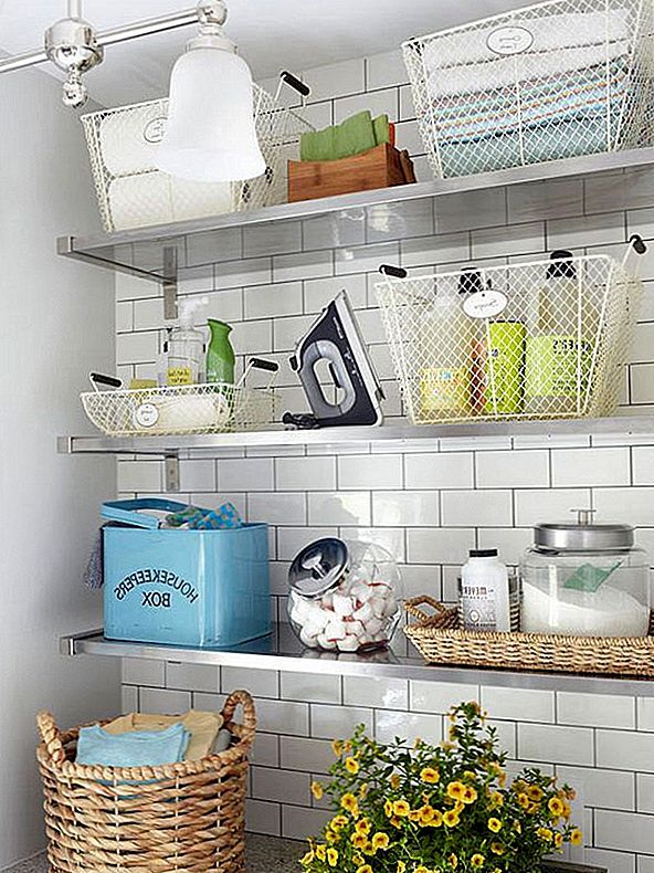 Ράφια δωματίων πλυντηρίου: Κρατήστε τα πάντα οργανωμένα και μέσα