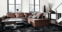 Moderní interiérový obývací pokoj