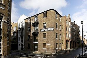 Modernt vitt loft i London