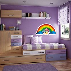 Rainbow αυτοκόλλητα τοίχου για το δωμάτιο των παιδιών