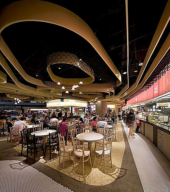 Rasapura Masters Restaurant Binnenhuisarchitectuur in Singapore
