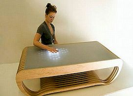Ripple Interactive LED stol za kavu