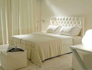 Witte slaapkamerontwerpideeën. Eenvoudig, sereen en stijlvol