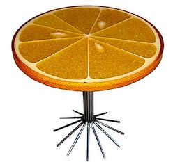 Lime Slice Table van Carl Chaffee