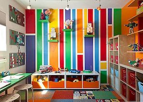 Αρκετά και Νεανικά σχέδια χρωμάτων Playroom
