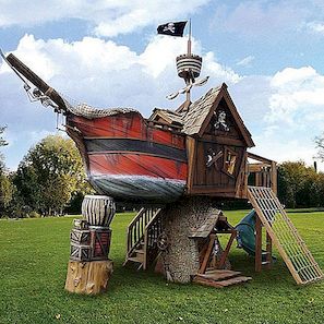 Anmärkningsvärt Pirate Ship Playhouse