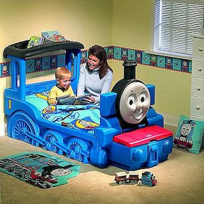 Het vriendelijke Thomas & Friends-treinbed voor kinderen