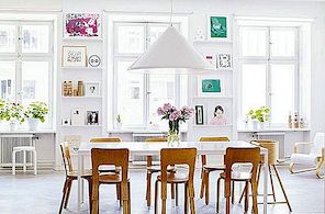 10 Frisse en informele ontwerpen voor de eetkamer