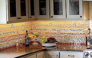 16 Nádherná Mosaic Kitchen Backsplashes