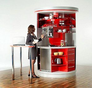 Kompaktni dizajn kuhinje za male prostore - sve što vam treba u jednoj jedinici