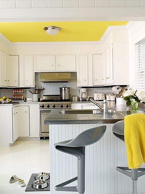 Zdobení žluté a šedé kuchyně: nápady a inspirace
