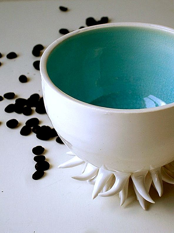 Leuke manier om socialiseren te stimuleren: Sea Urchin Porcelain Cup