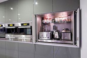 Hur man utformar ett kök runt en stor apparat