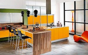 Virtuves modeļi no Mobalpa: Krāsa un šķirne