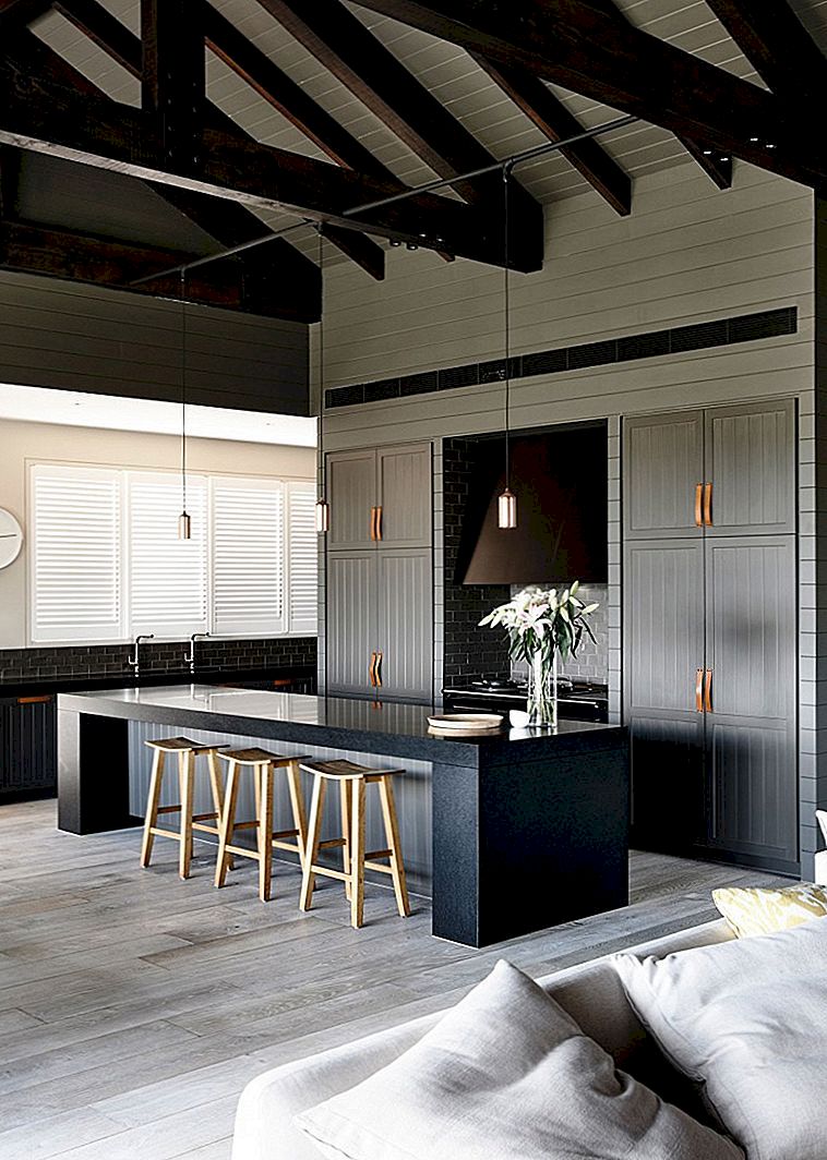 Moderne grijze keukenkasten verslaan Monotonie met stijl