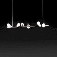 Ptačí lampy od Zhili Liu