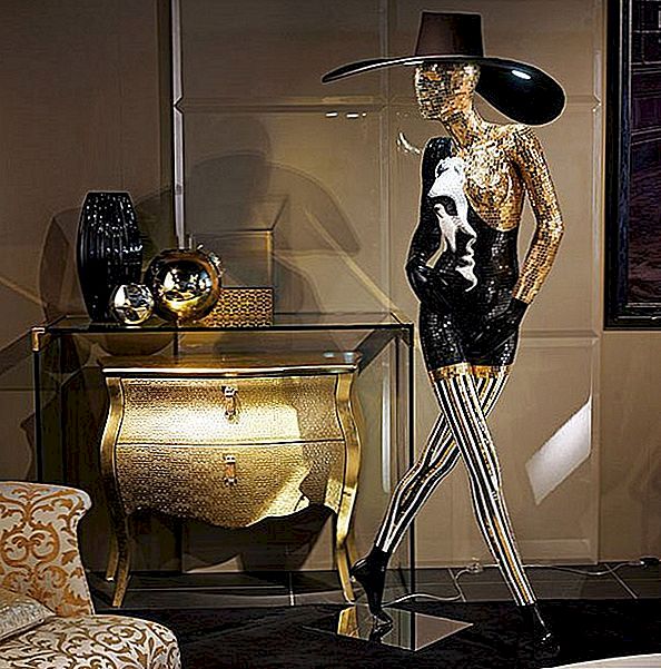 Graciös och elegant mannequin lampa