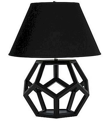 Moderne lampe med geometrisk base fra Ralph Lauren