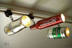 Recycled Beer Can Track Lighting