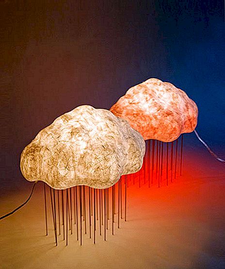 Uppfriskande Cloud Silver Rain Lamp av Tadao Shimizu