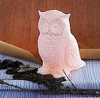 Roost White Owl Lamp