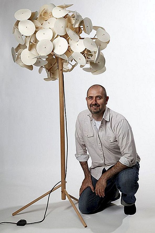 Leafová lampa od Petera Schumachera