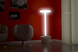 Den minimalistiska Daiana golvlampan av SoupStudio