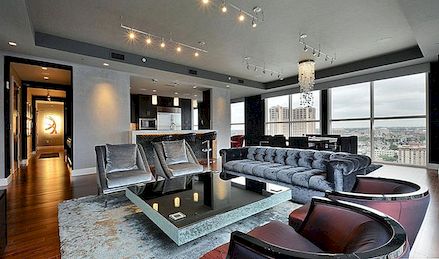20 modernu dzīvojamo istabu Jūs varat atpūsties mājās!