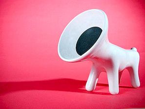 Keramische hondengevormde luidsprekers: Hi-Fido van Matteo Cibic