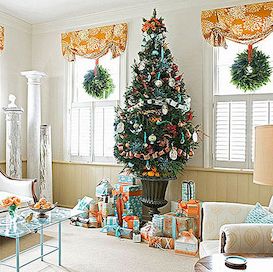 Čtyři způsoby zdobení svého obývacího pokoje na Vánoce