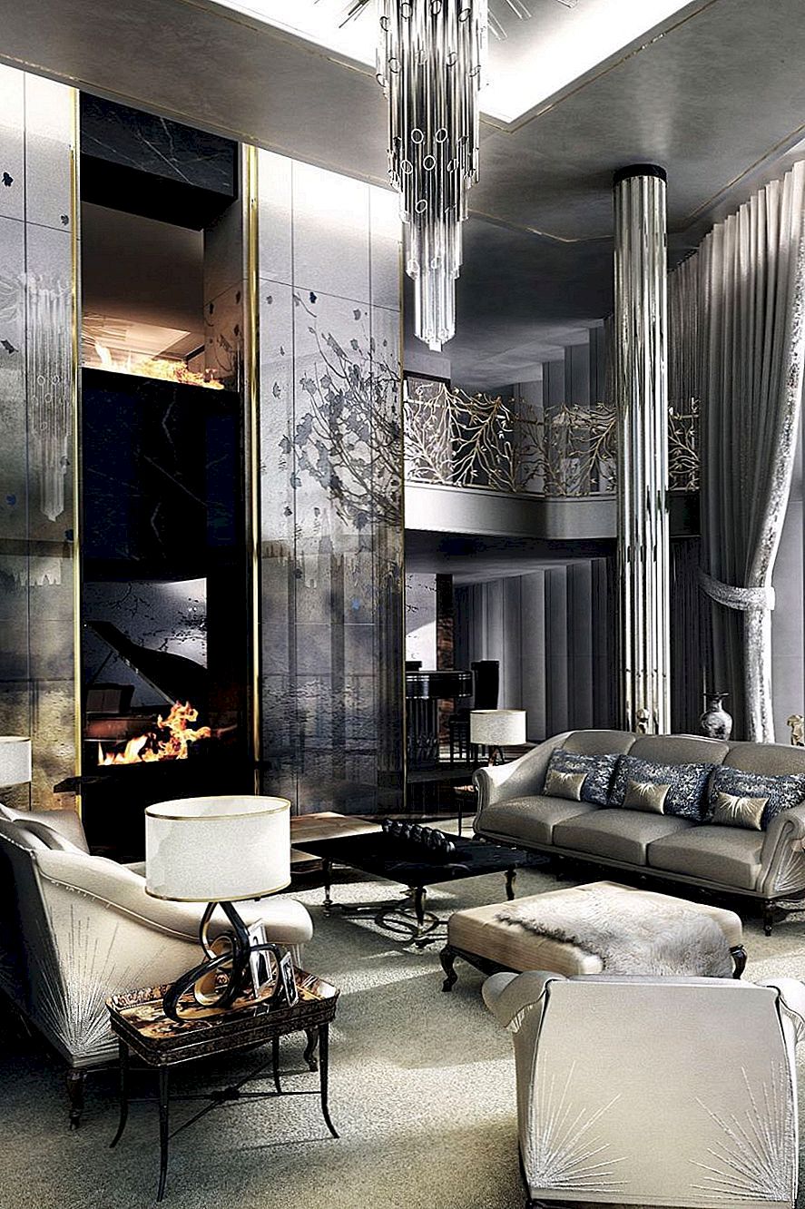 Nápady interiérů pro okouzlující obývací pokoj