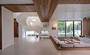 Moderní a teplé sídlo interiéru Inspirující Serenity v Austrálii