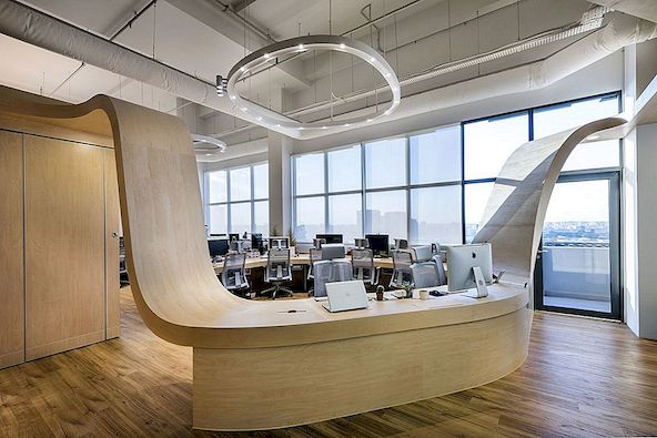 Kreativní kancelář definovaná jedním kusem nábytku