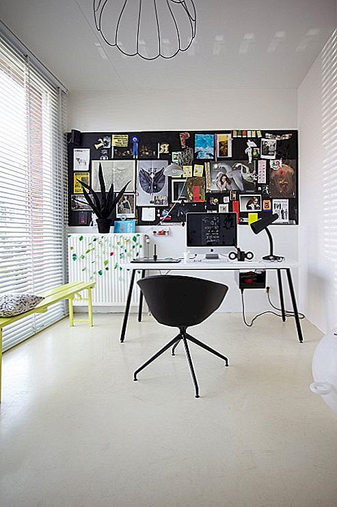 Δημιουργικός χώρος εργασίας με μαυροπίνακα σχεδιαστεί από τον Gispen Huiswerk