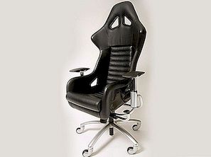 Kancelářská židle na zakázku s díly Challenge Ferrari F360