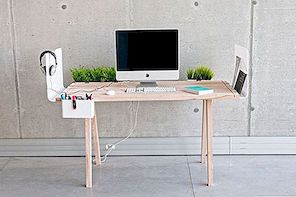 Haal het meeste uit uw werkruimte met een multifunctioneel bureau - 20 ruimtebesparende en creatieve ideeën