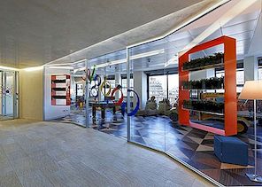 Milāna Google biroja interjera dizaina attēli