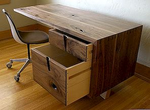 Den enkla och eleganta Cupertino Cantilever-skrivbordet