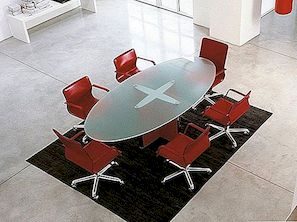 โต๊ะประชุม Valeo แก้วโดย EPCR