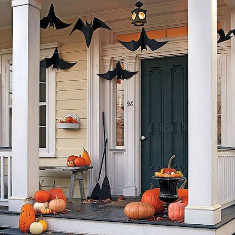 15 Haunted Halloween Decor nápady pro vaše přední veranda