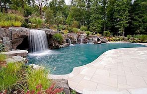 25 Backyard vattenfall som ingår i din landskapsarkitektur
