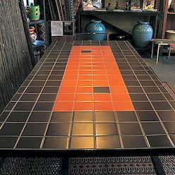 Color Block Tile Tables