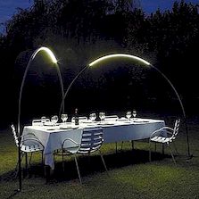 Intressant design för en utomhus lampa