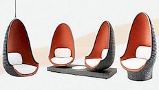 Philippe Starck Designade Lounge Stolar från Dedon