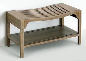 Walcourt obdélníkové dřevěné lavice