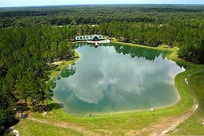Svaiginantis privatus ežero rančas Floridoje